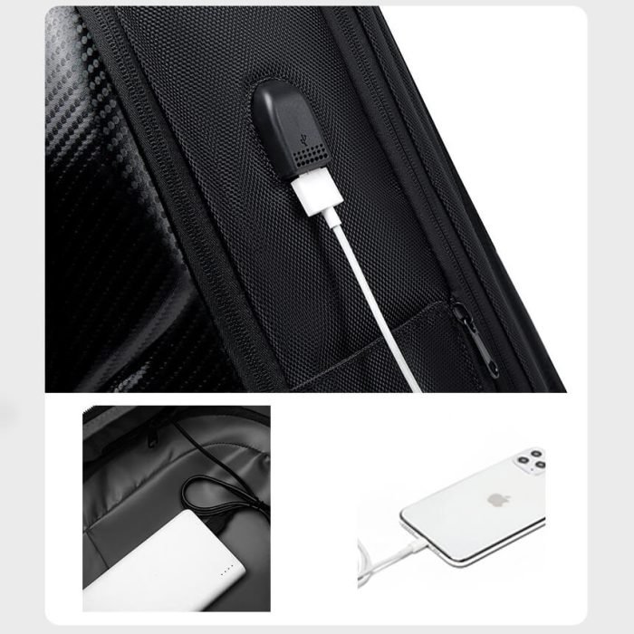 B006 OEM men black eva sports laptop backpack - Image 8