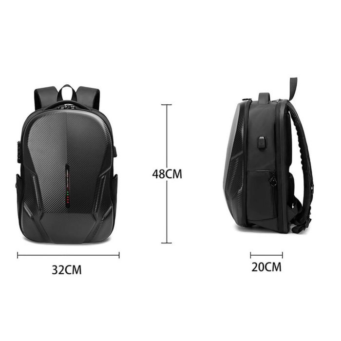 B006 OEM men black eva sports laptop backpack - Image 9
