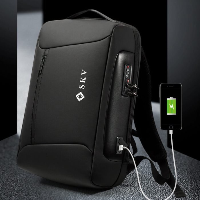 B007 Fashion large capacity men 15.6 inch laptop backpack - Image 4