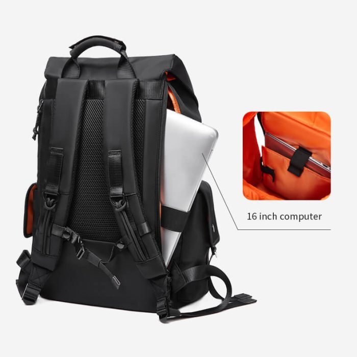 B008 Custom logo fashion business laptop backpack - Image 6