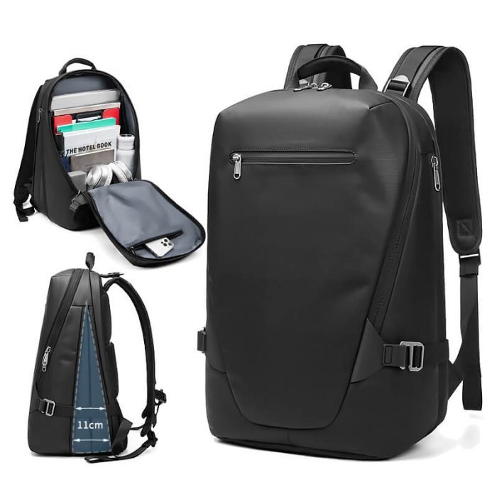 B009 Expandable usb charging laptop backpack - Image 2