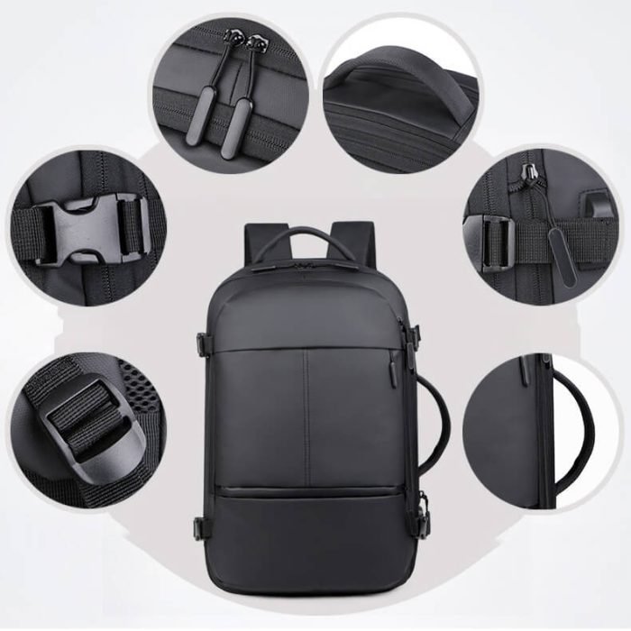 B014 Larger capacity business laptop backpack - Image 2