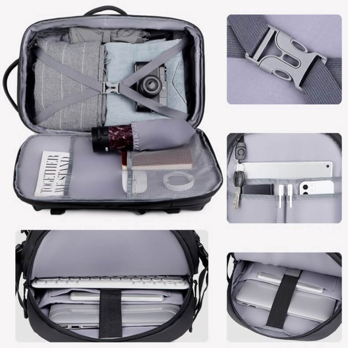 B014 Larger capacity business laptop backpack - Image 5