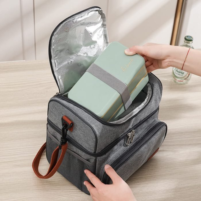 CL001 Portable thermal insulation cooler lunch bag - Image 8