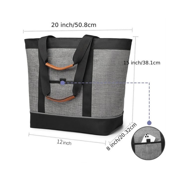 CL005-1 Large capacity insulated picnic lunch bag - Image 11