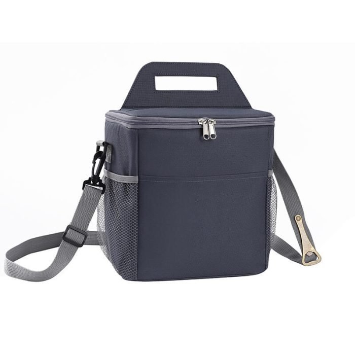CL008 Black portable insulated cooler bag - Image 4