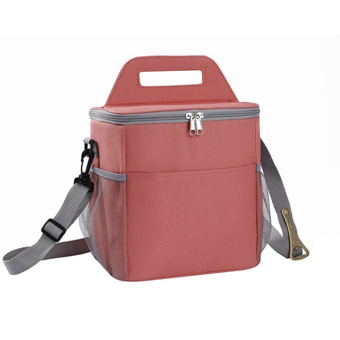 CL008 Black portable insulated cooler bag - Image 6