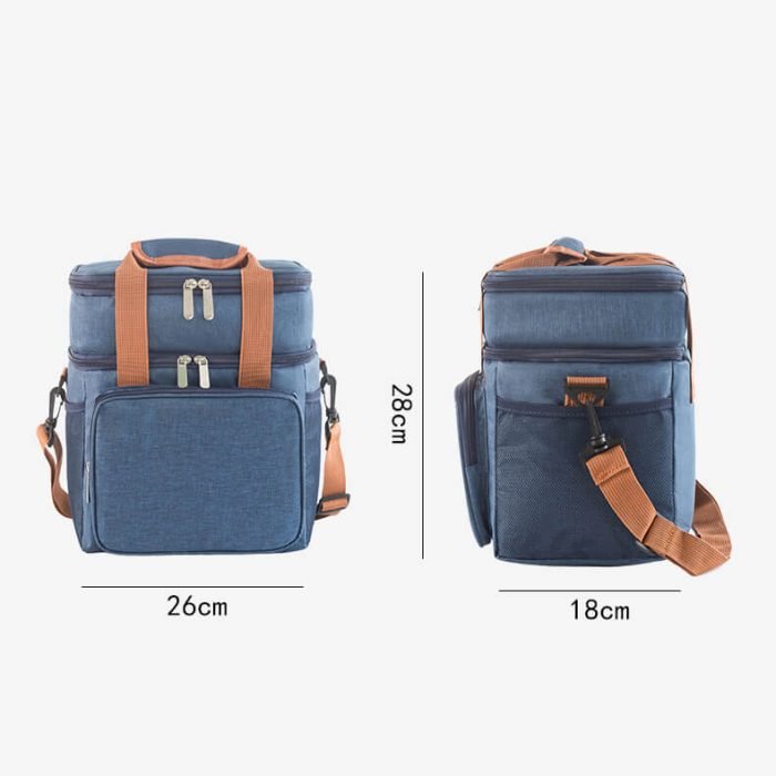 CL009 Waterproof double layer picnic lunch bag - Image 7