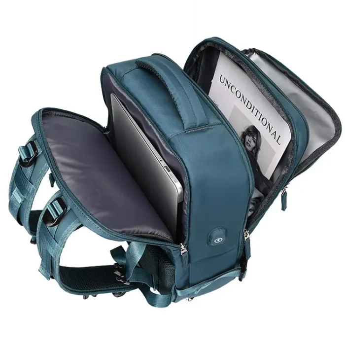 B023 Large Capacity Waterproof Nylon Travel Backpack Unisex - Image 10