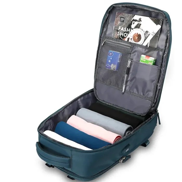 B023 Large Capacity Waterproof Nylon Travel Backpack Unisex - Image 7