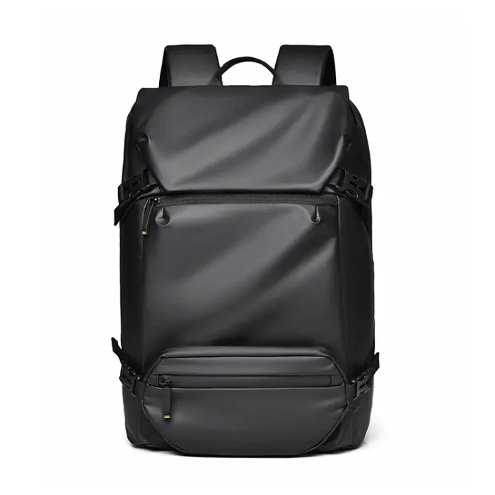 B025 Custom Logo Waterproof PU Leather Laptop Backpack