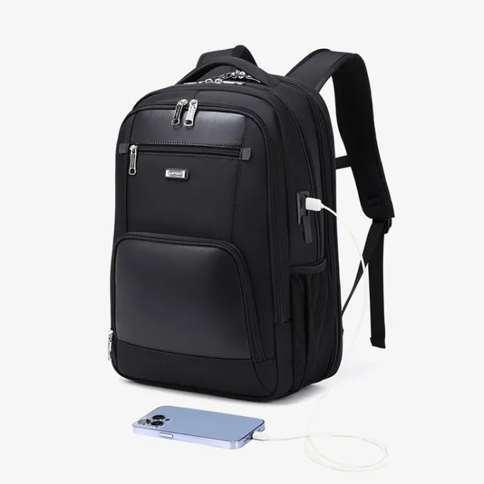 B027 Durable Multi-function Men's Laptops Backpack - Image 9