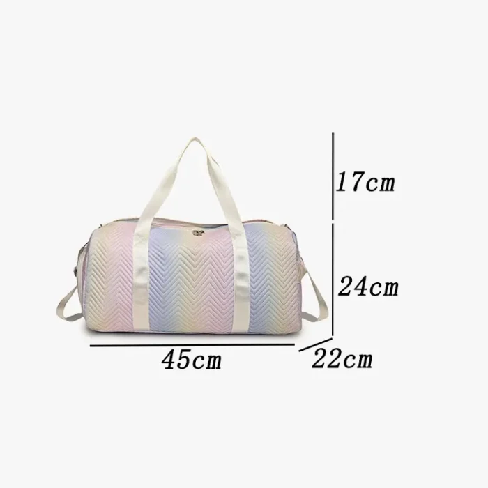 M23 High Quality Tie-dye Gradient Yoga Duffel Weekend Travel Bag - Image 3