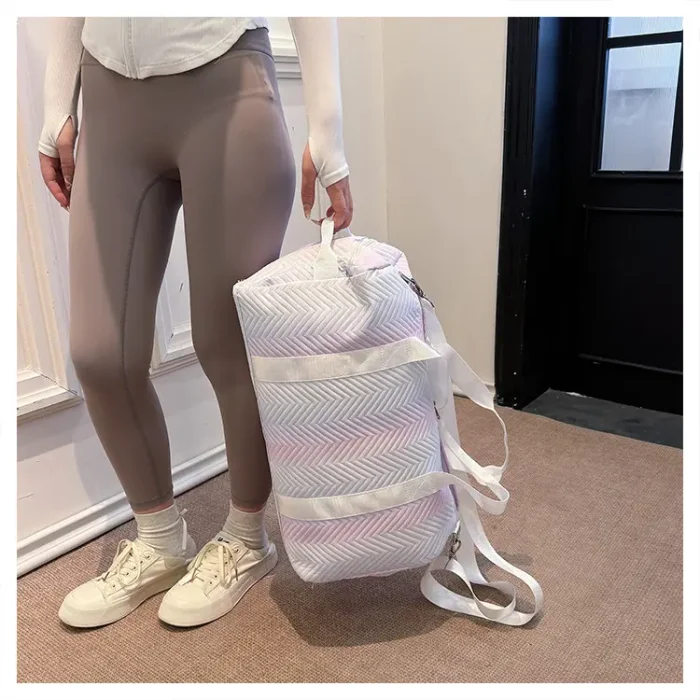 M23 High Quality Tie-dye Gradient Yoga Duffel Weekend Travel Bag - Image 8