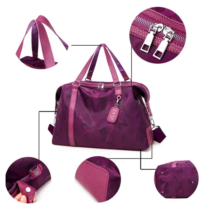 M25 Custom High Quality Colorful Waterproof Shoulder Gym Bag - Image 8