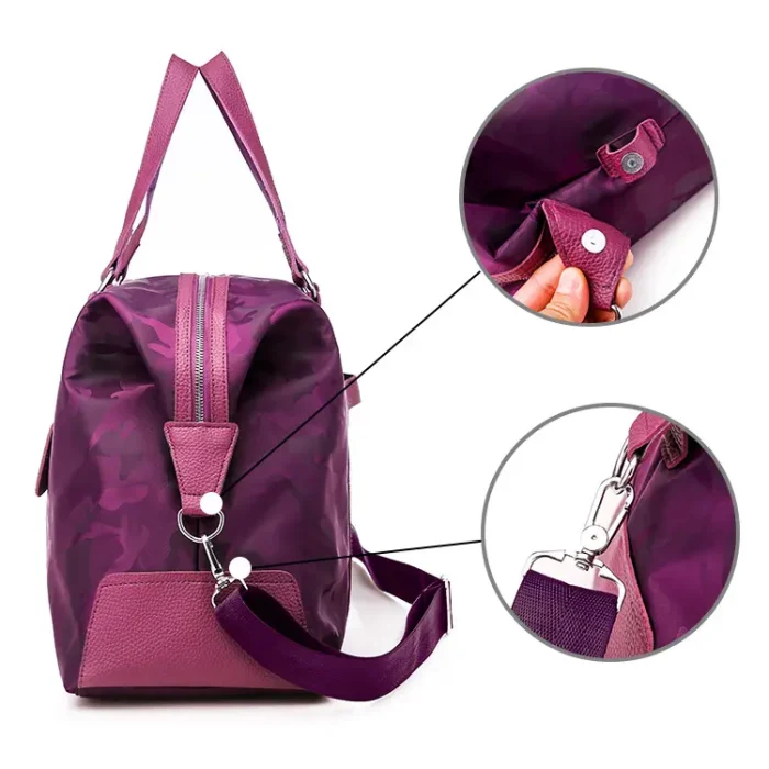 M25 Custom High Quality Colorful Waterproof Shoulder Gym Bag - Image 9