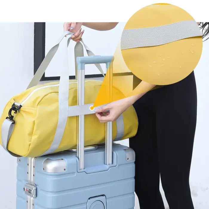 M32 Women's Large Capacity Waterproof Dry Wet Separation Yoga Duffle Bag - Image 10
