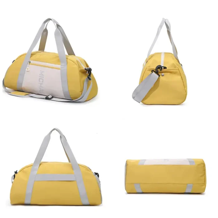 M32 Women's Large Capacity Waterproof Dry Wet Separation Yoga Duffle Bag - Image 11