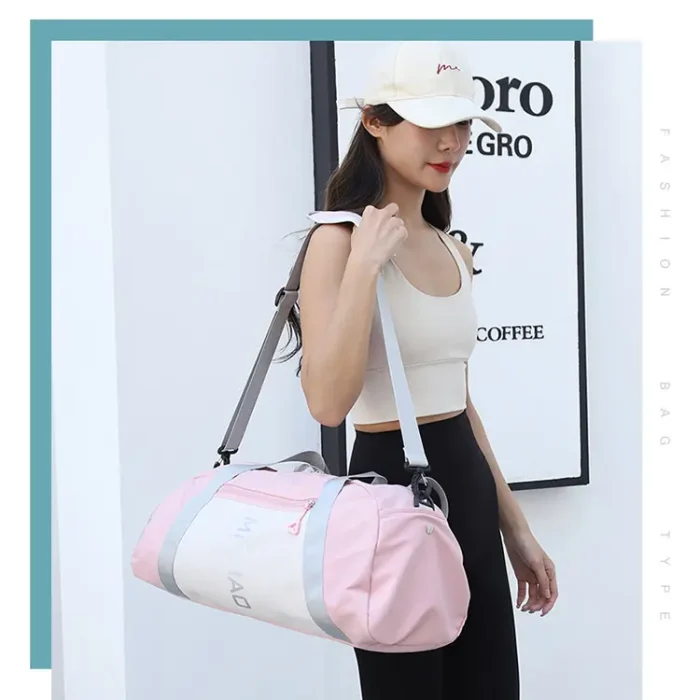 M32 Women's Large Capacity Waterproof Dry Wet Separation Yoga Duffle Bag - Image 5