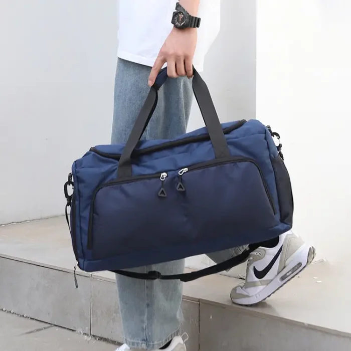 M34 Unisex Large Capacity Waterproof Weekender Duffle Bag With Shoe Compartment - Image 8