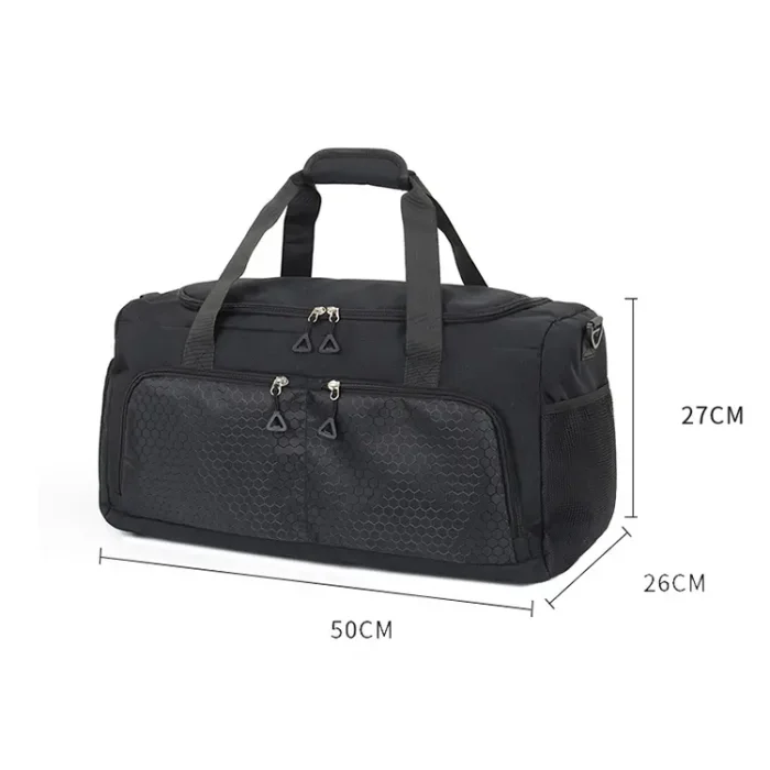 M34 Unisex Large Capacity Waterproof Weekender Duffle Bag With Shoe Compartment - Image 9