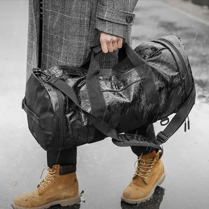 TH-315 Waterproof Polyester Portable Gym Travel Mens Duffle Bag