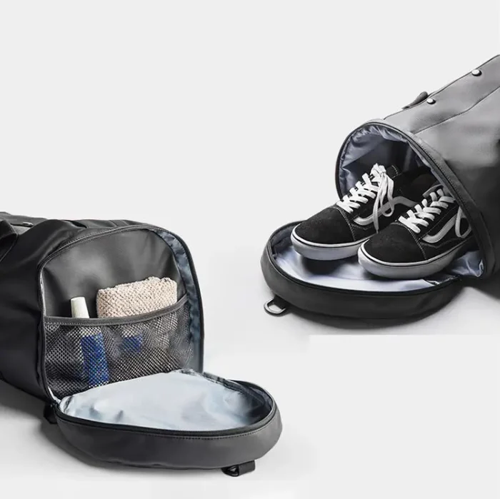 TH-315 Waterproof Polyester Portable Gym Travel Mens Duffle Bag - Image 8